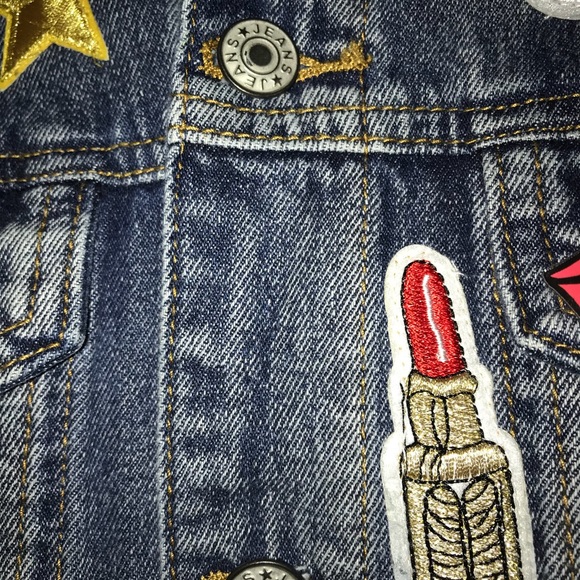 Sunset + Spring Patched Denim Jacket - Womens - Picture 2 of 4